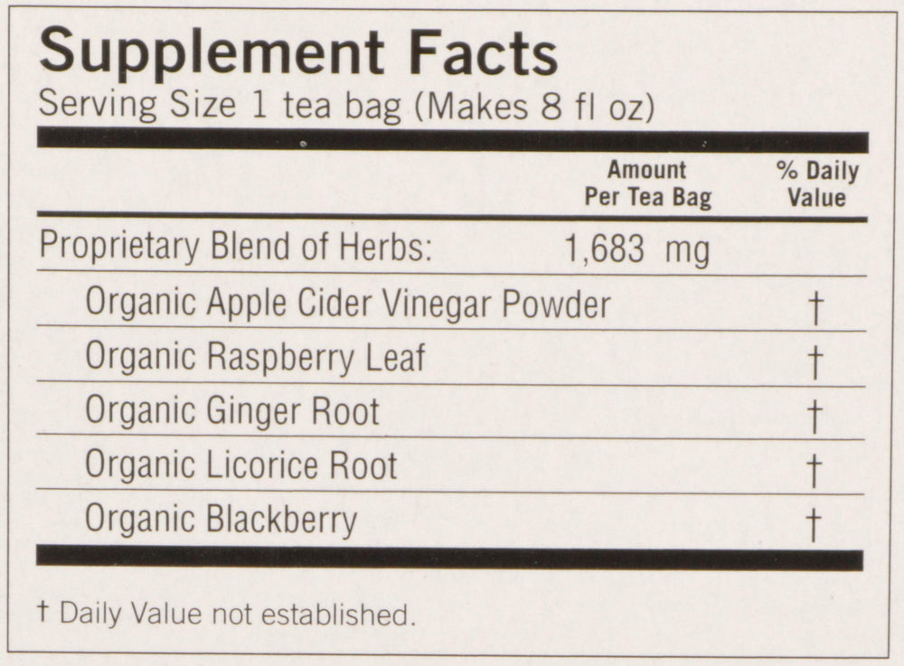 Yogi Organic Blackberry Apple Awakening Digestive Cider cup steam highlights warm aroma