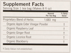 Yogi Organic Blackberry Apple Awakening Digestive Cider cup steam highlights warm aroma