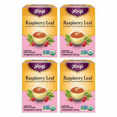 Yogi Raspberry Leaf Tea bags ready for soothing cycle ritual