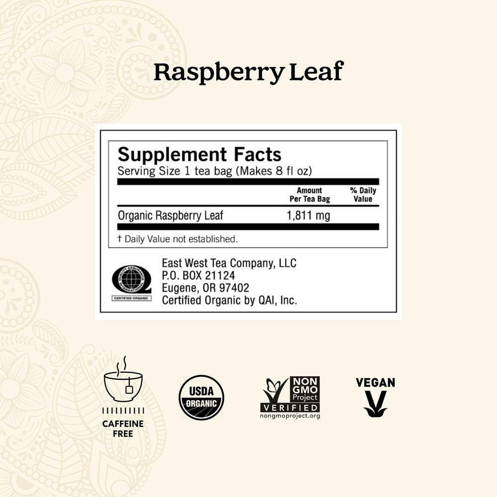 Yogi Raspberry Leaf Tea steeping in a warm cup with earthy aroma