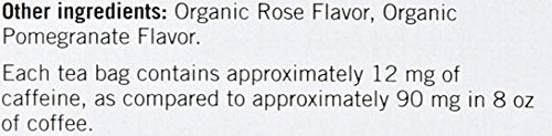 Yogi Skin DeTox Tea box label highlights a low caffeine option.