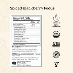 Yogi Spiced Blackberry Focus steeping in a cup for a flavorful moment.