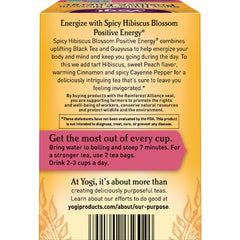 Yogi Tea cup steaming invites a calming moment and focus.