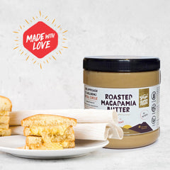 Yogi Super Foods Macadamia Butter made in Guatemala with care