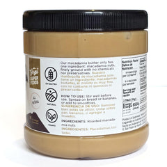 Yogi Super Foods Roasted Macadamia Nut Butter single-ingredient nutrition