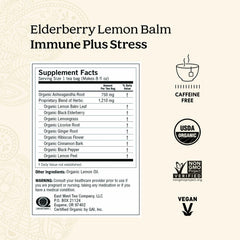 Yogi Sweet Lemon Everyday Immune tea cup with lemon