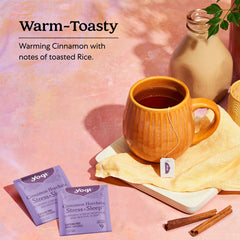 Yogi Cinnamon Horchata with Ashwagandha and Passionflower for relaxing evenings
