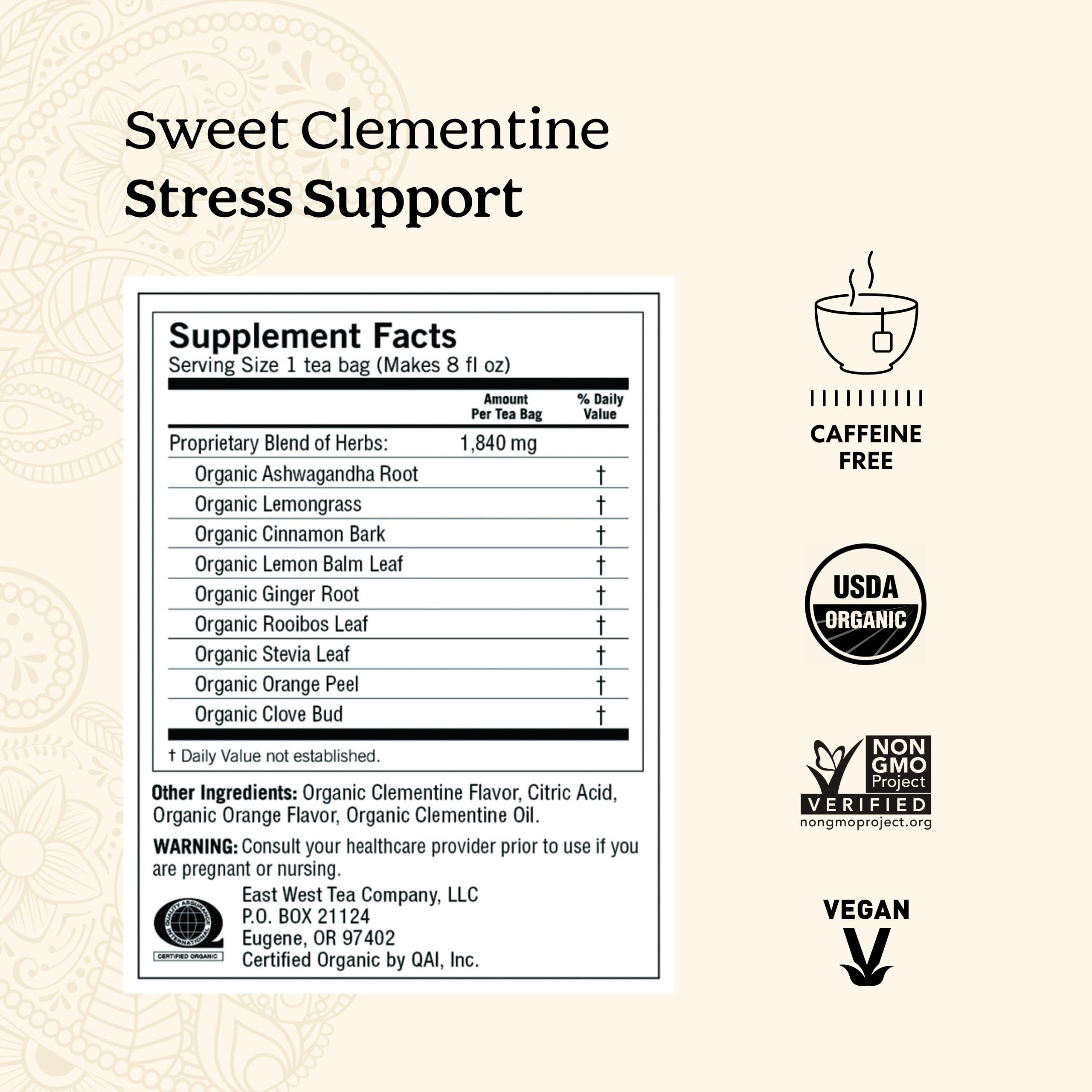 YOGI TEA Spiced Blackberry Focus image conveys berry aroma and focus support