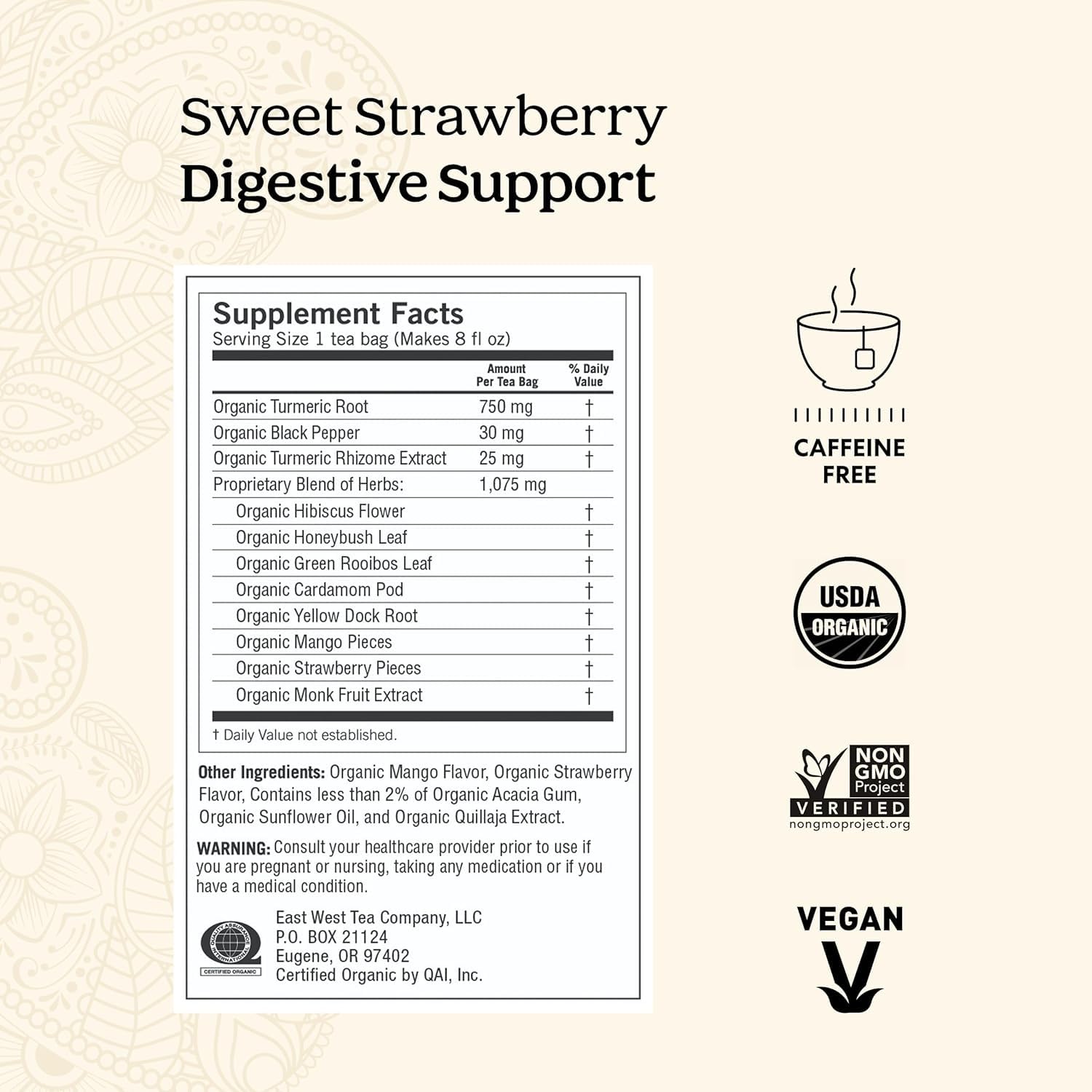 YOGI TEA Sweet Clementine Stress Support highlight citrus with calming notes