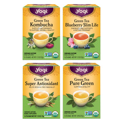 Yogi Tea Green Tea Kombucha tea bags for a refreshing break
