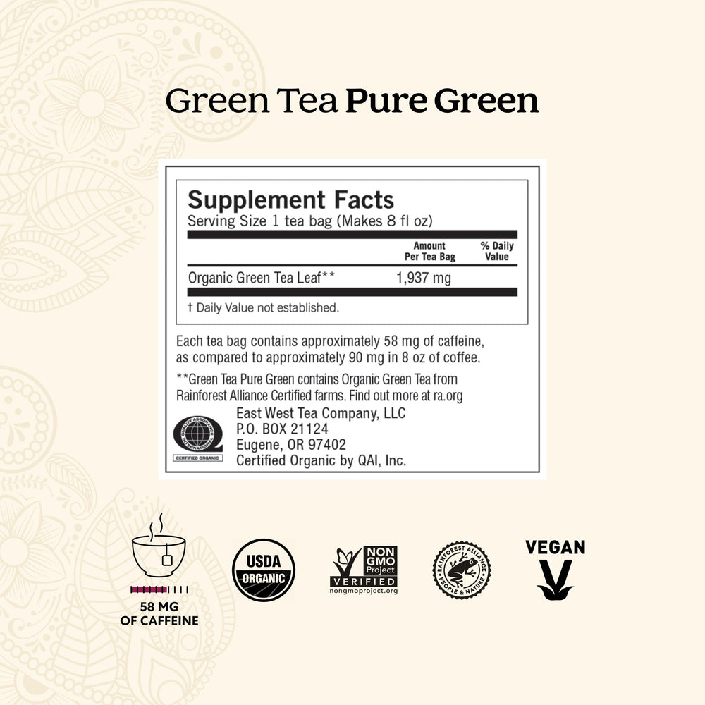 Yogi Tea Green Tea Variety Pack box displaying four blends for exploration