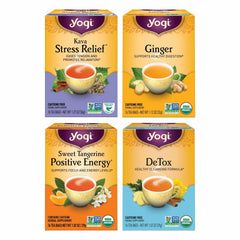 Yogi Tea Well-Being Variety Pack front view shows diverse flavors for mindful tea moments.