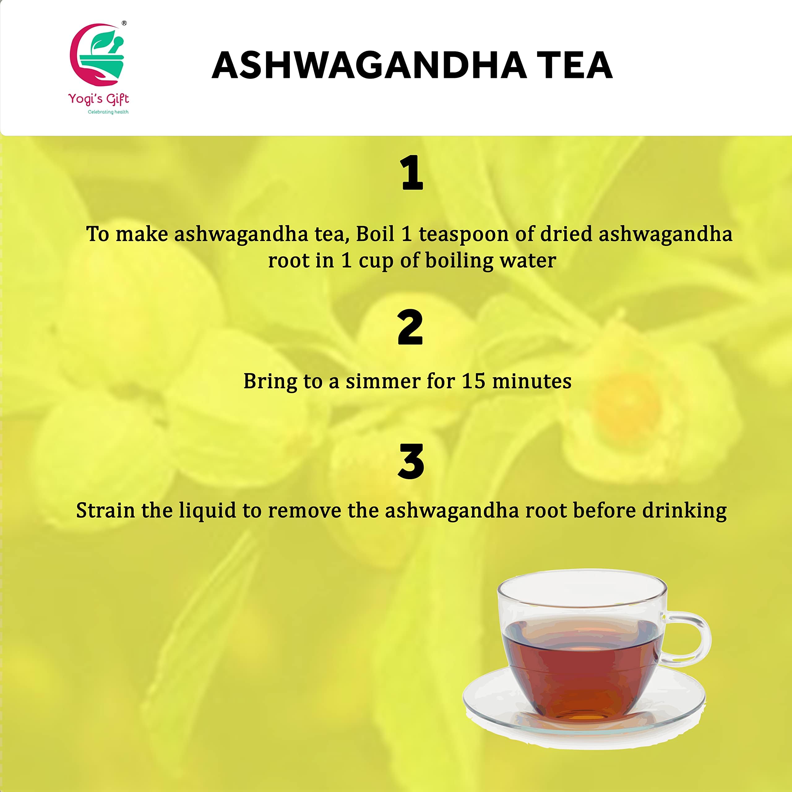 Ashwagandha root tincture option from YOGI'S GIFT for daily rituals.
