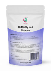 Yogi's Gift blue butterfly pea tea - color-changing beverage base.