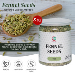 Yogi’s Gift fennel seeds – dry spice in seed form for baking and soups