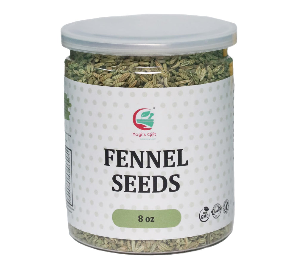 Yogi’s Gift fennel seeds – whole 8oz pack, aromatic spice for cooking and tea