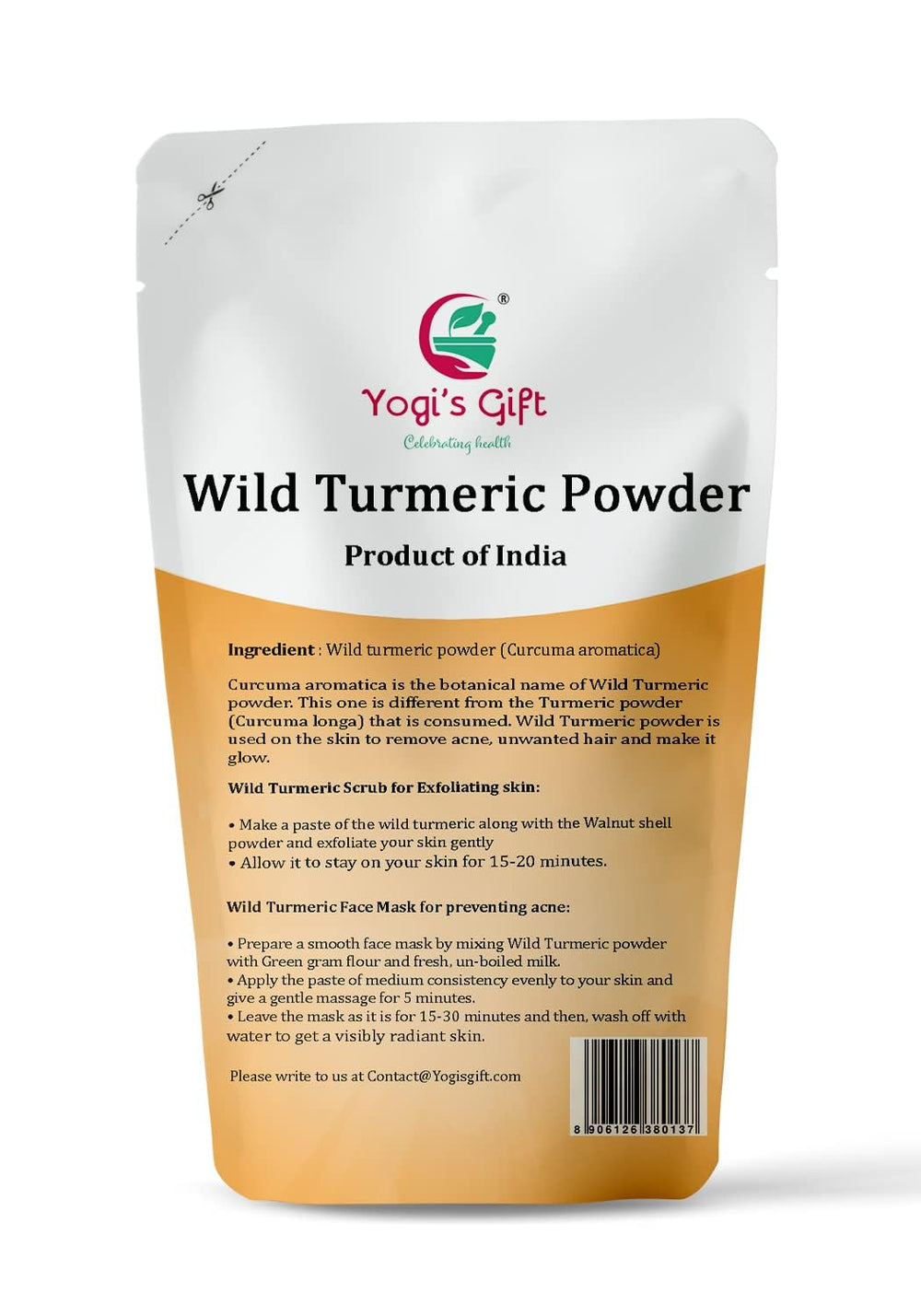 Kasturi turmeric powder texture close-up showing vibrant golden powder for DIY masks