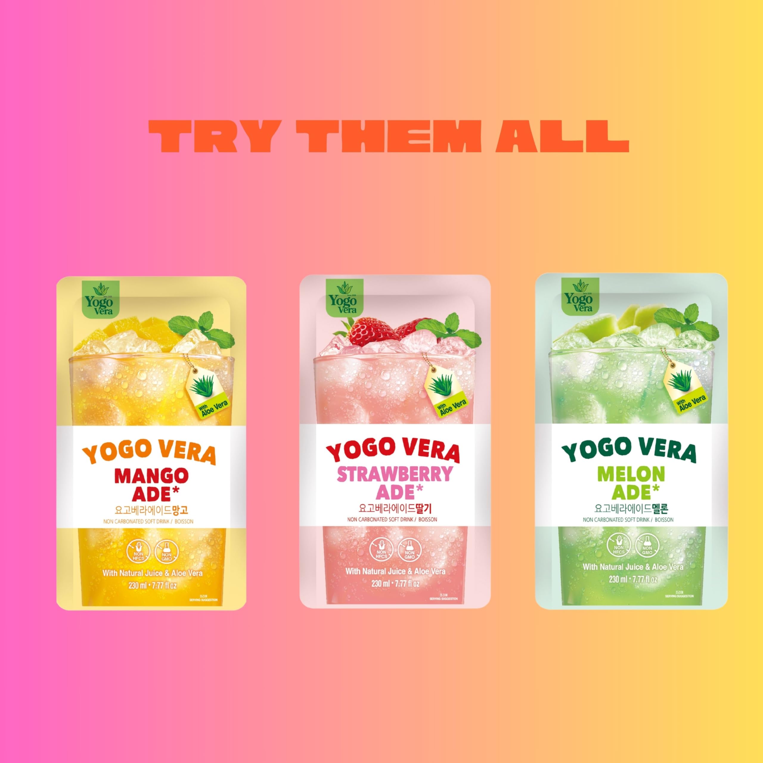 Yogo Vera Melon Ade pouch being passed among friends
