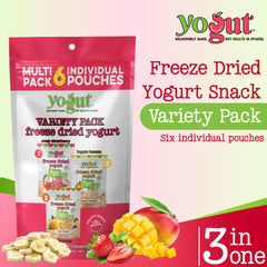 YoGut freeze dried yogurt snack banana 6-pack perfect kid-friendly treat