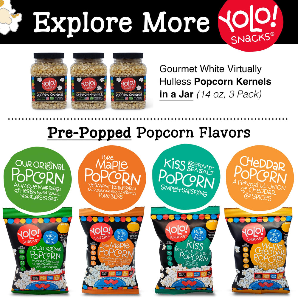 YOLO! Family snack night popcorn brings smiles and shared moments.
