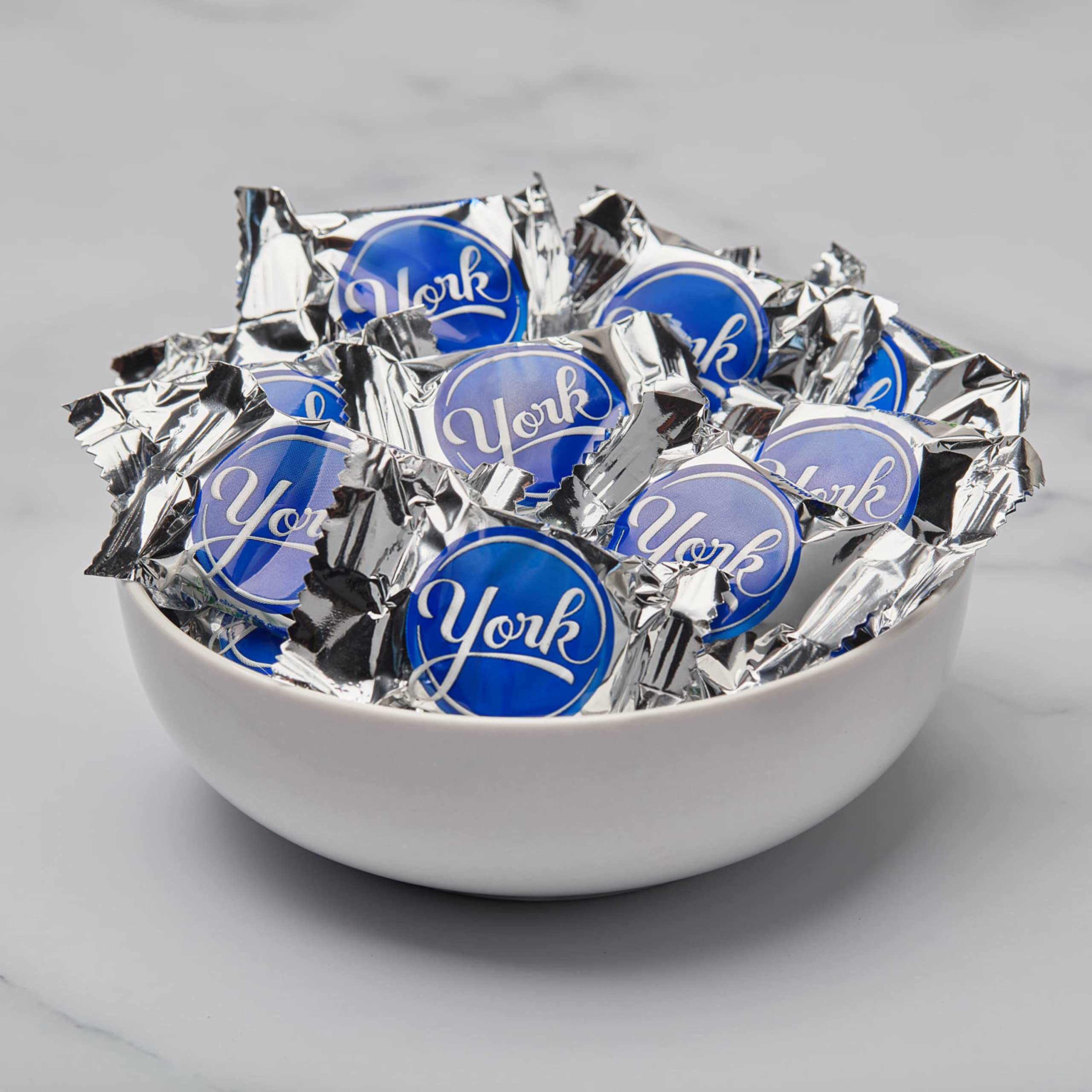 YORK Patties served on dessert plate conveys elegant snacking for gatherings
