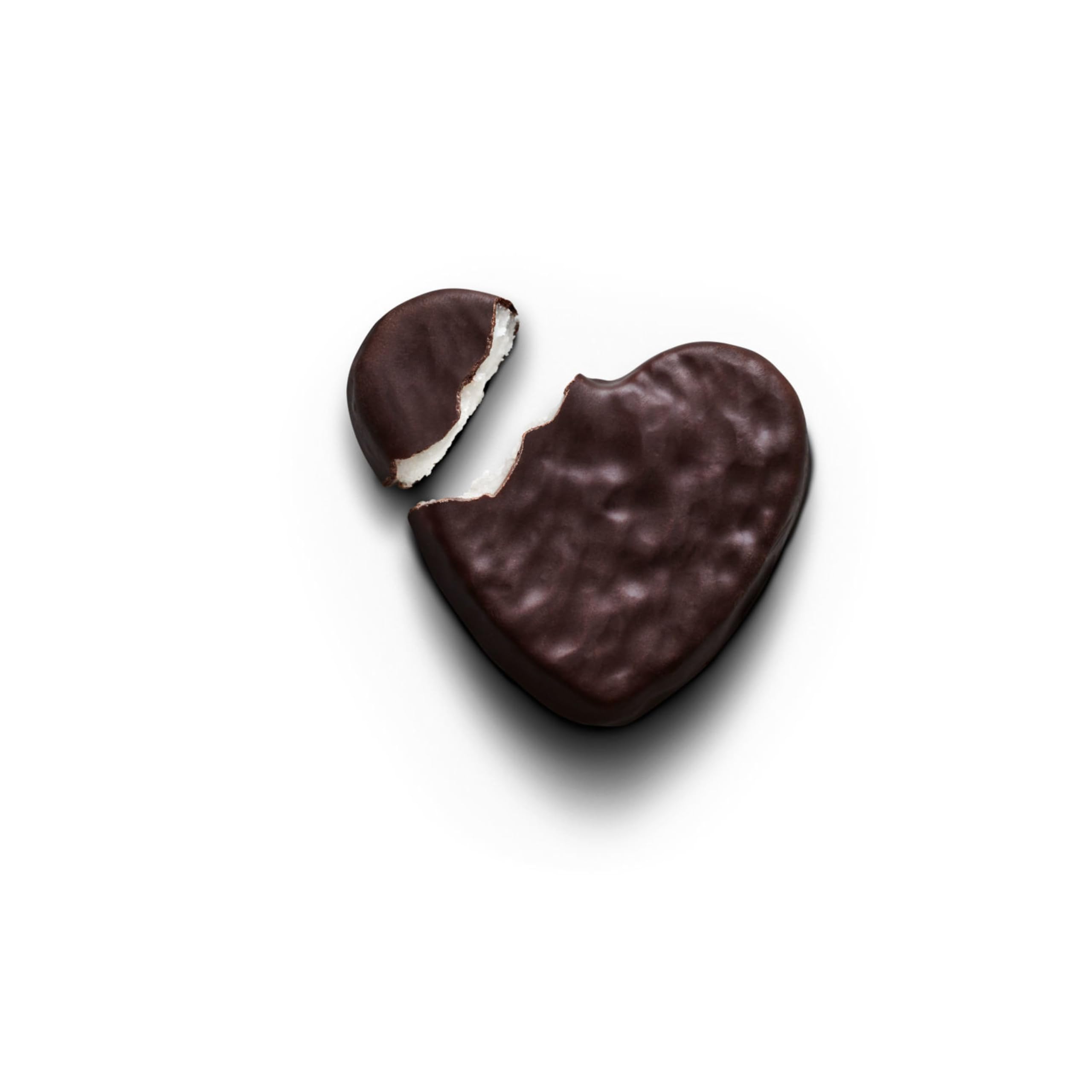 YORK patties hearts in a decorative candy dish for sharing.