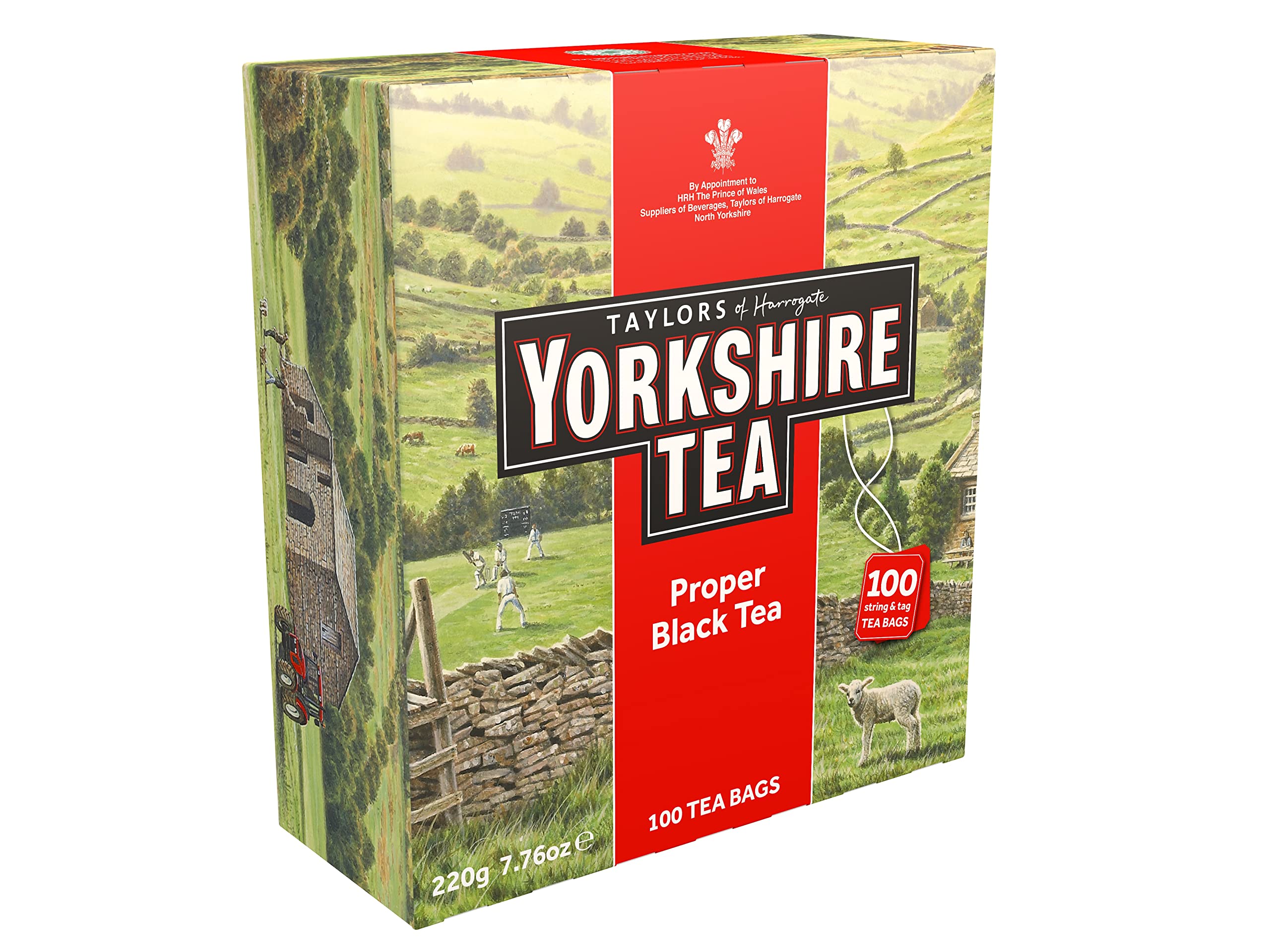 Yorkshire Tea classic breakfast cup with rising steam for a comforting start.