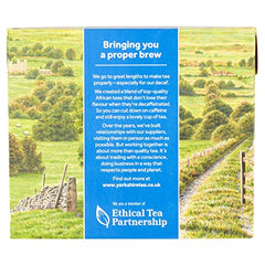 Yorkshire Tea Decaf brewed cup with rich aroma for a comforting moment