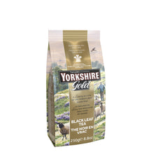 Yorkshire Tea Gold loose leaf brew for a rich morning cup.