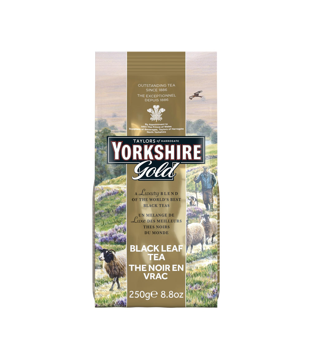 Yorkshire Tea Gold rich golden liquor captures bright, brisk flavor.