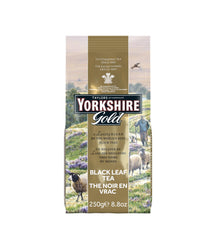 Yorkshire Tea Gold rich golden liquor captures bright, brisk flavor.