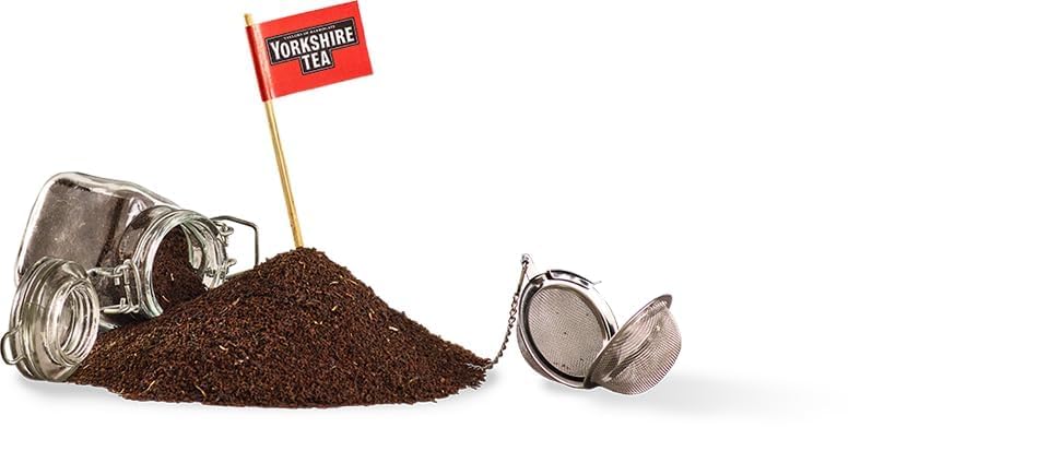 Yorkshire Tea packaging highlighting ethical certifications and sustainable sourcing