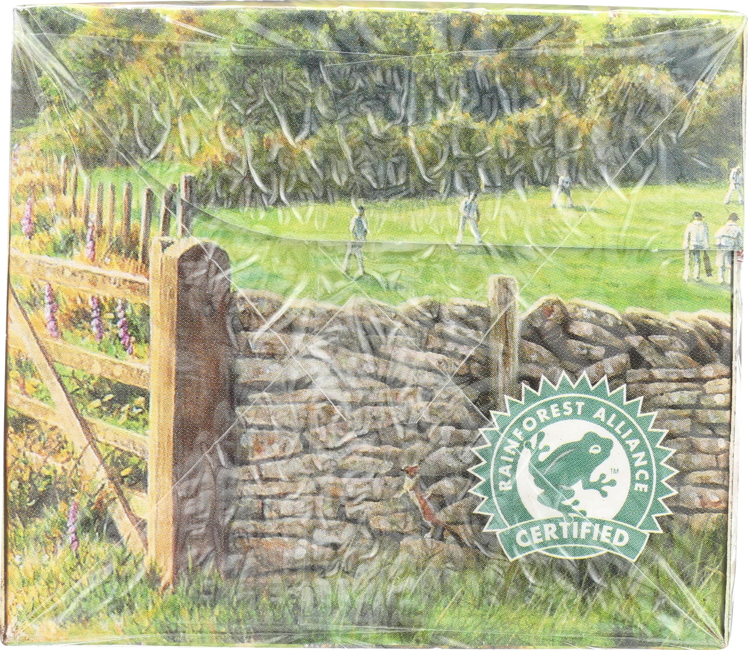 Yorkshire Tea FSC-certified packaging reduces environmental impact.