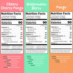YOU LOVE FRUIT mango snack pack with organic ingredients for energy-friendly snacking.