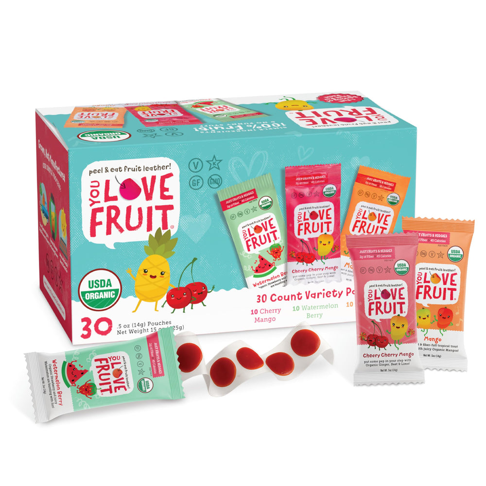YOU LOVE FRUIT watermelon snack pack offers gluten-free, high-fiber fruit pleasure for on-the-go.