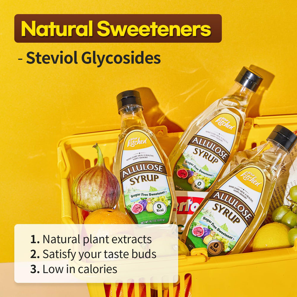Your Kitchen Allulose Syrup in a smoothie demonstrates easy dosage for low-carb sweetness.