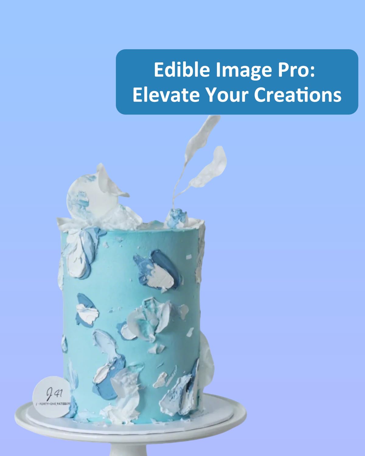 YOUTOOK wafer paper on cookie demonstrates flexible decorating on treats.
