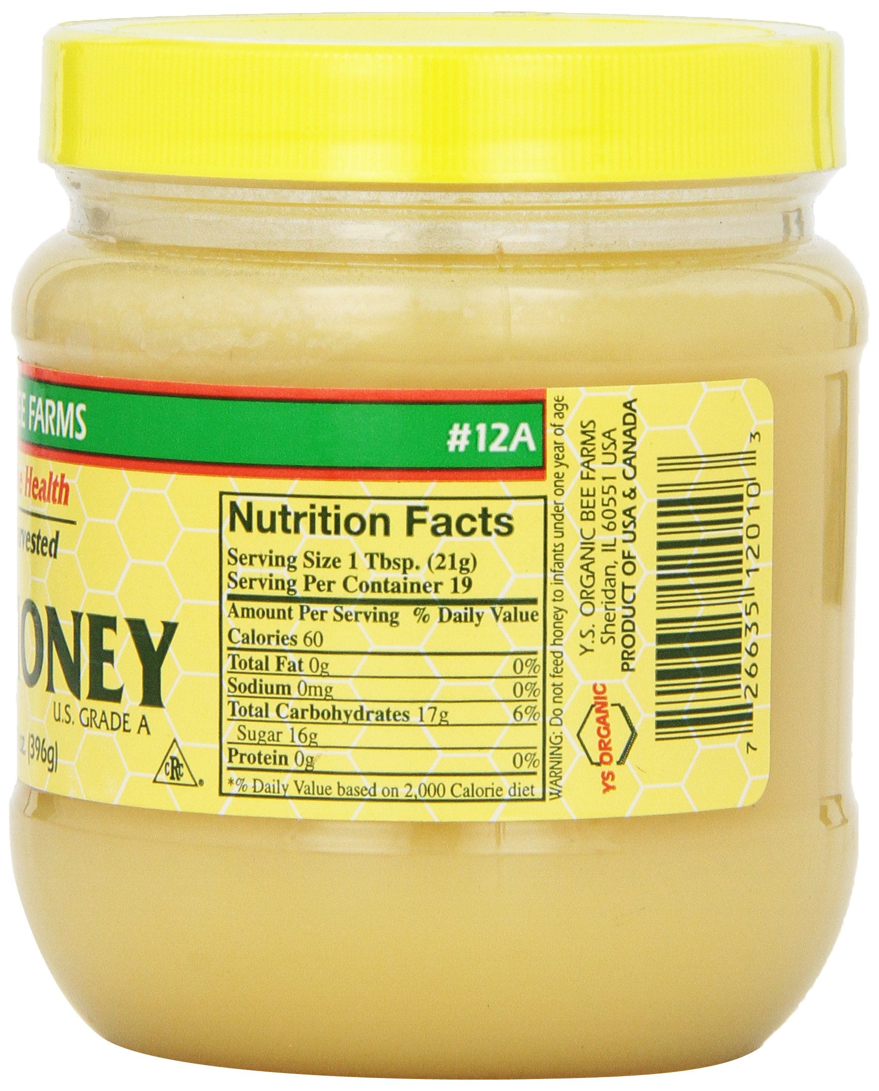 YS Eco Bee Farms healthy honey raw jar – natural sweetness, perfect for toast or yogurt.