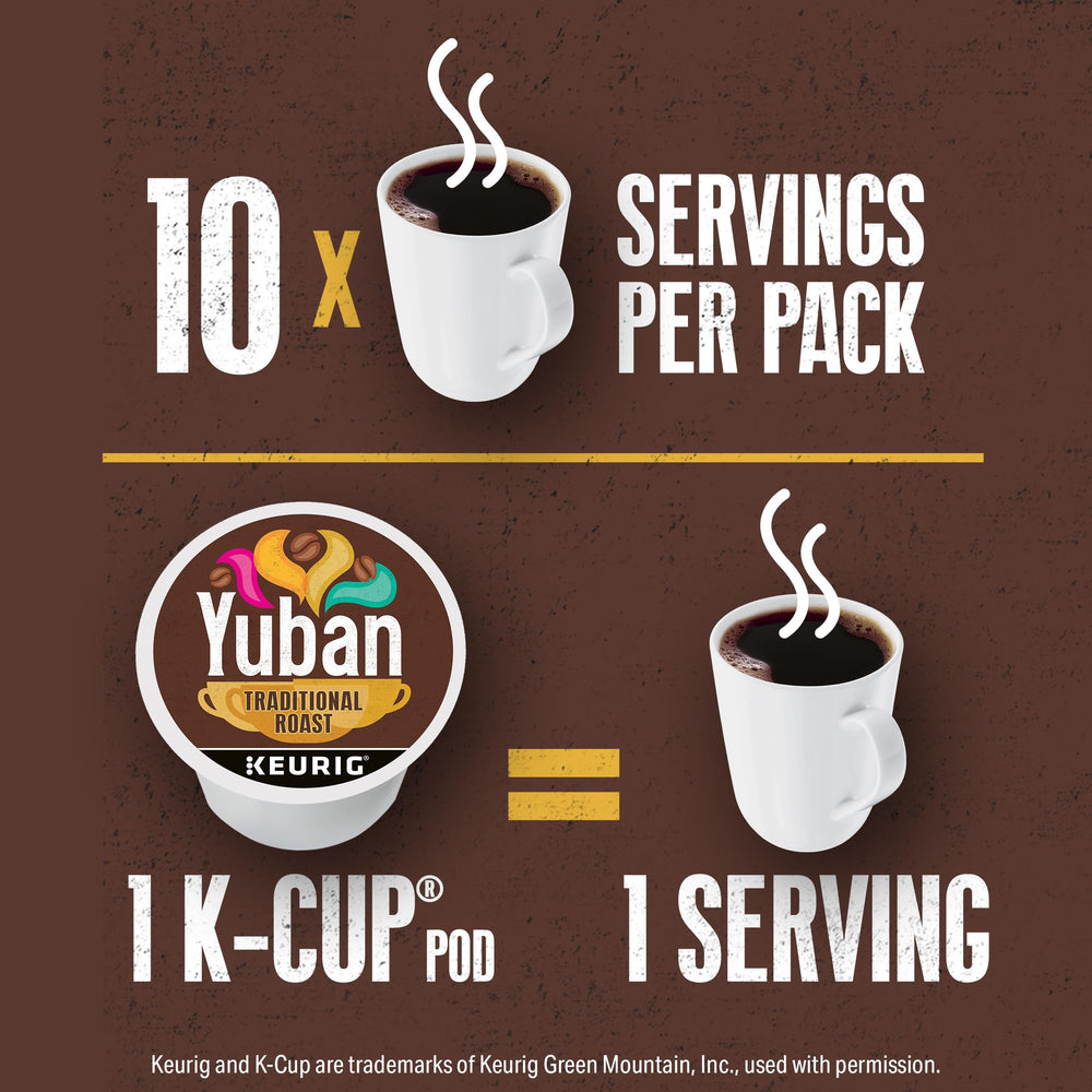 Yuban rich aroma fills the kitchen as you brew.