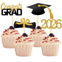 YuBoBo graduation diploma picks decorate cupcakes safely for celebrations.