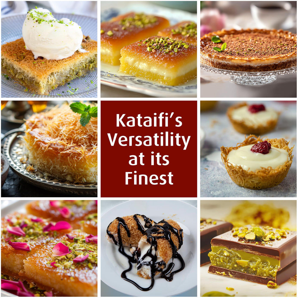 Long shelf life kataifi from YÜCE, stored without refrigeration.