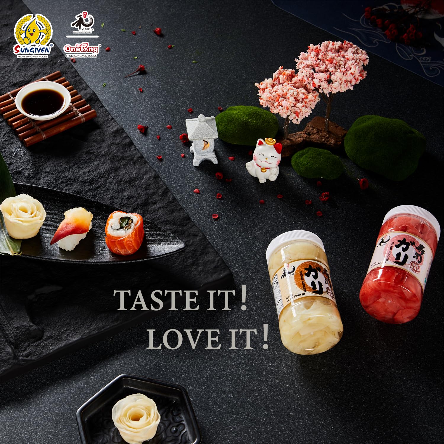 YUHO ginger liquid can be used to make tangy dressings.