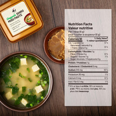 YUHO Shiro Miso Paste label close-up highlighting organic gluten-free credentials
