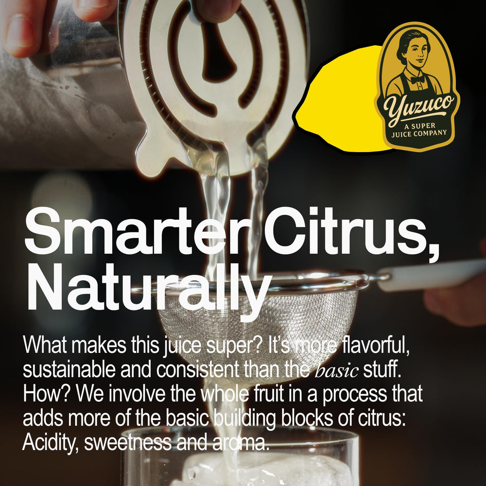 yuice Lemon Super Juice freshness label highlights no preservatives