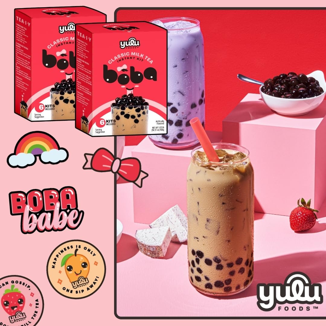 YULU FOODS brown sugar pearls coated for rich flavor in minutes.