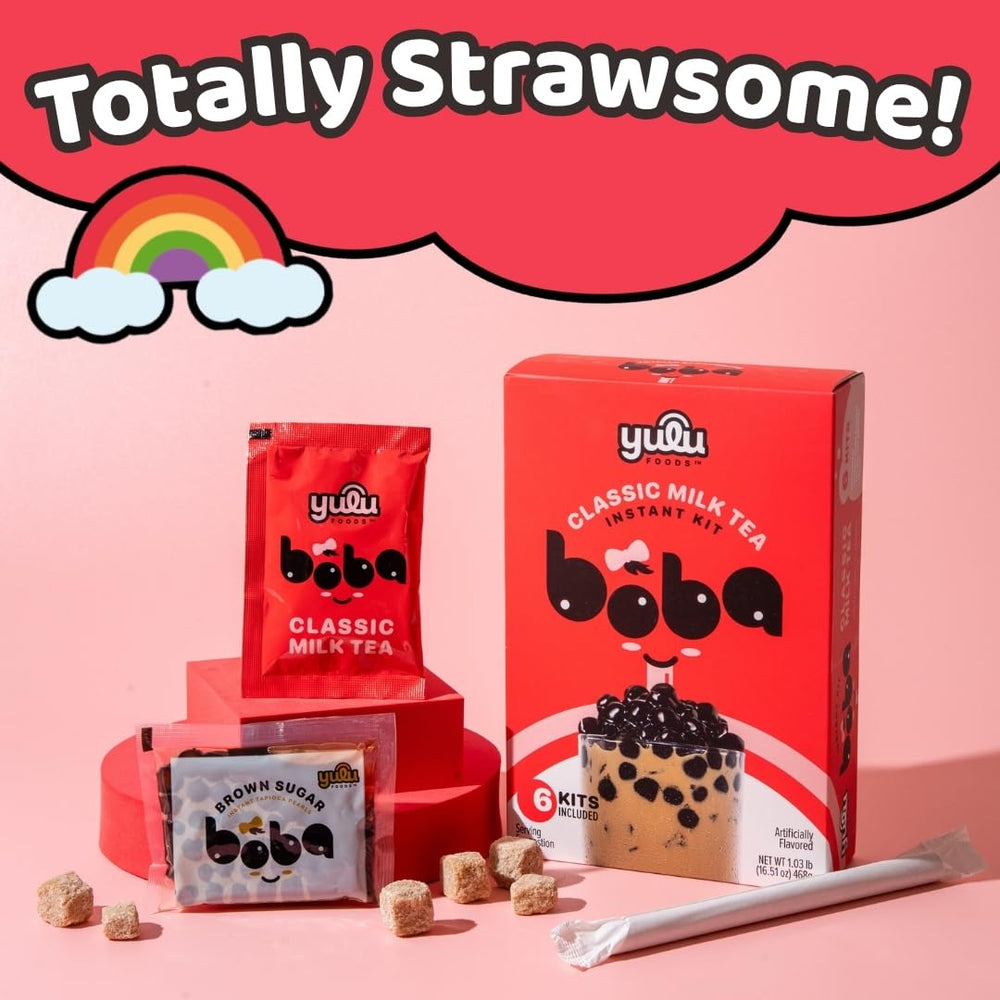 YULU FOODS convenient bubble tea at home, ready in minutes.
