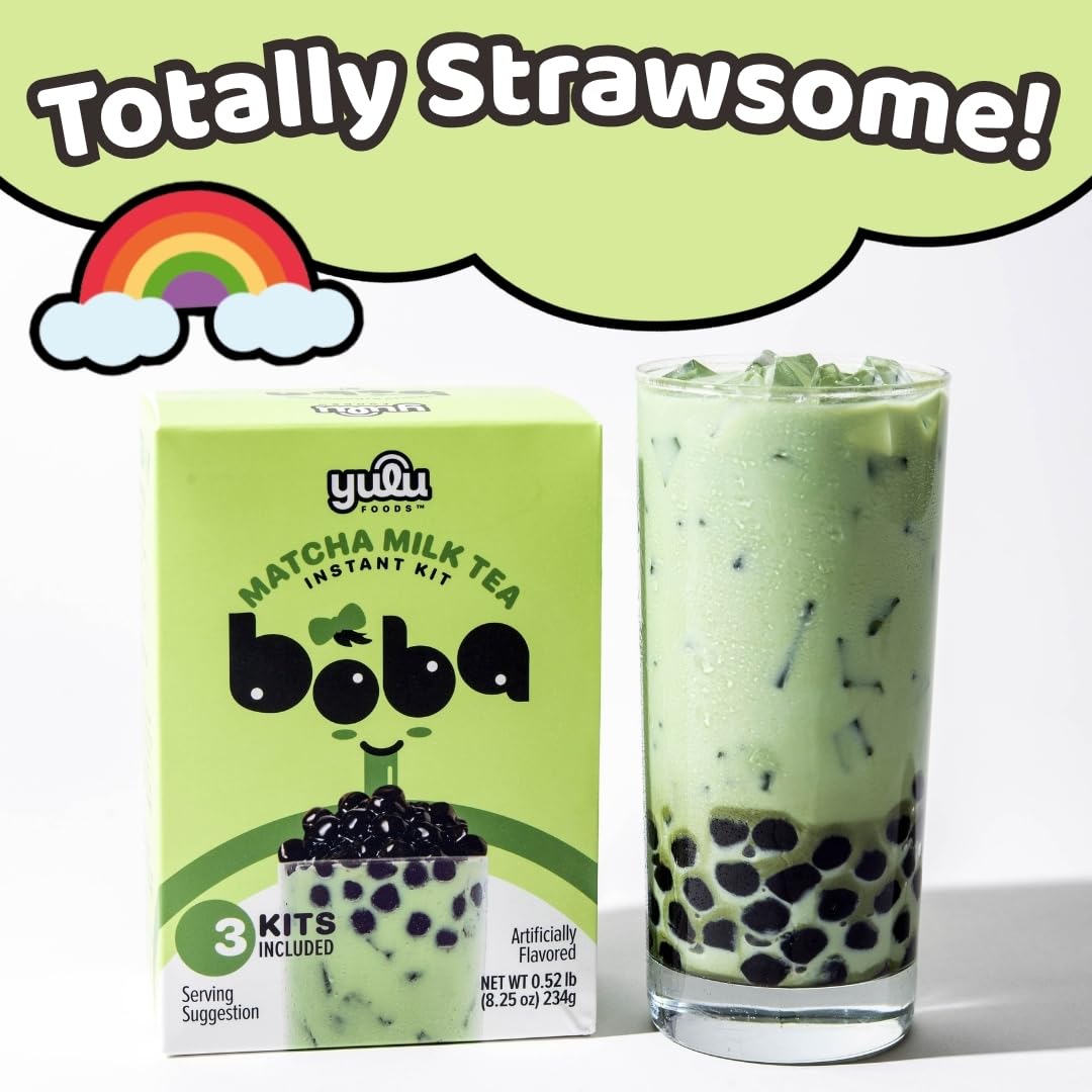 Convenient bubble tea kit for office or school with YULU FOODS