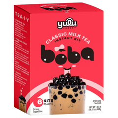 YULU FOODS instant bubble pearls with brown sugar for quick homemade bubble tea.