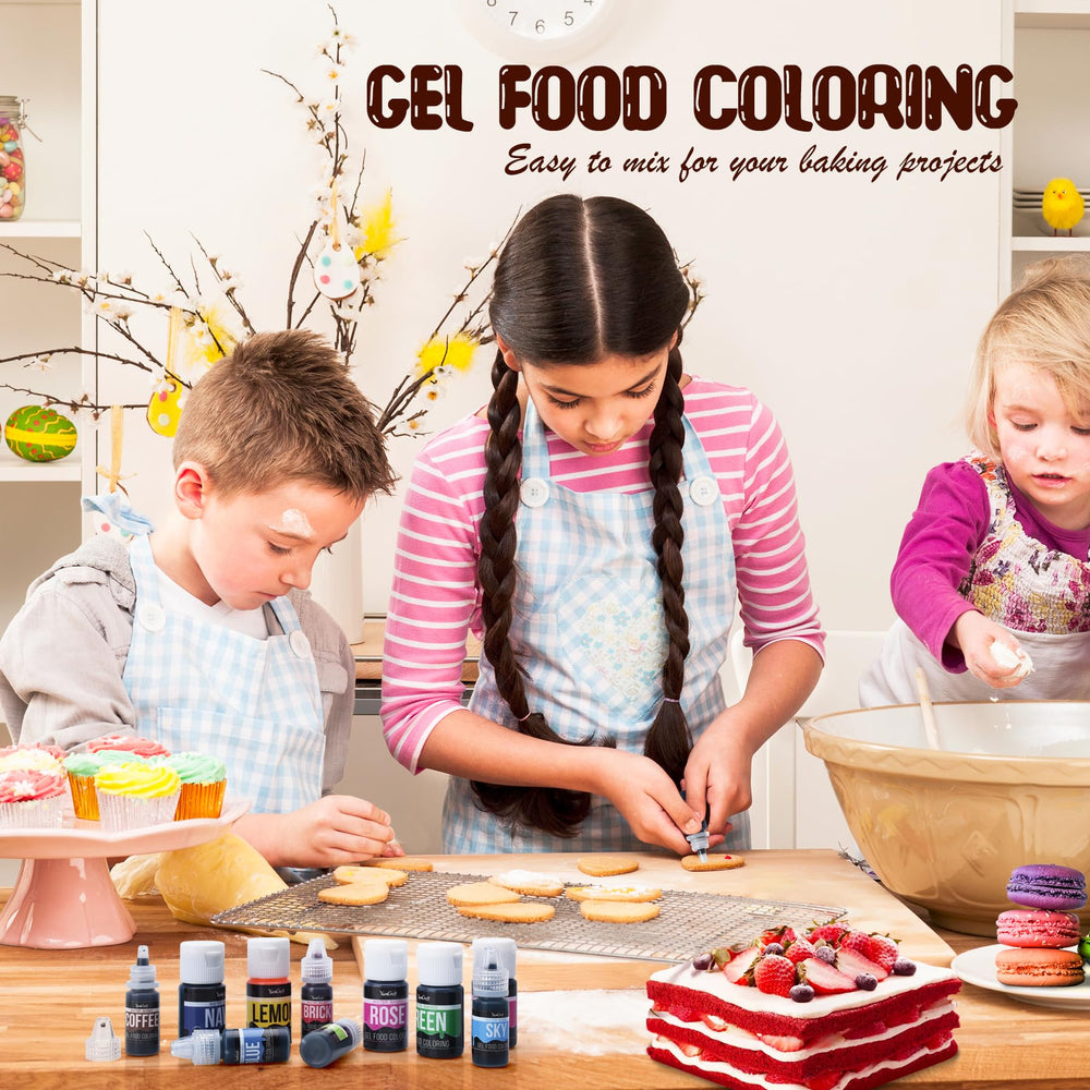 YumCraft buttercream icing shaded with vivid gel colors for seamless blending.