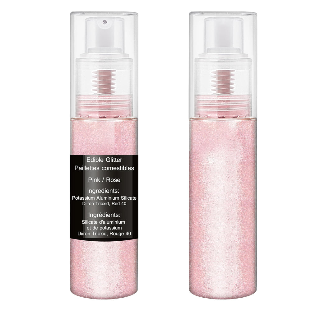 YumCraft pink shimmer glitter lets you dry brush and decorate flawlessly.